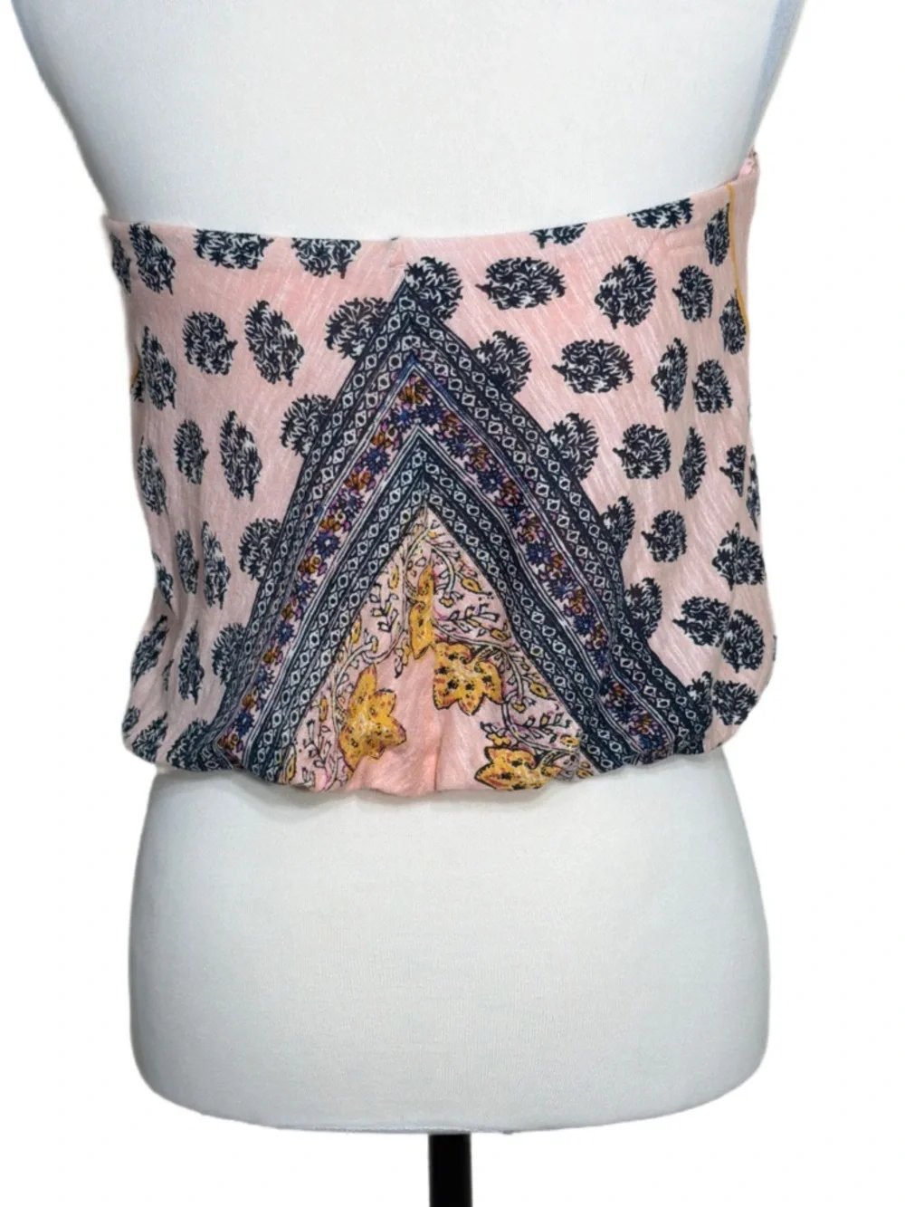 Free People Borderline Bandana Print Tube Top - Picture 3 of 8